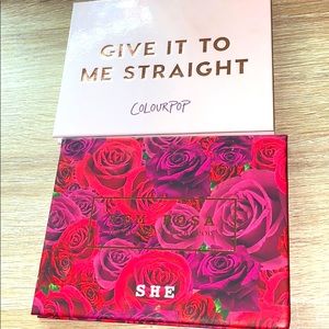 Colourpop palettes.